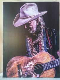 Willie Nelson Original Canvas Print 202//269